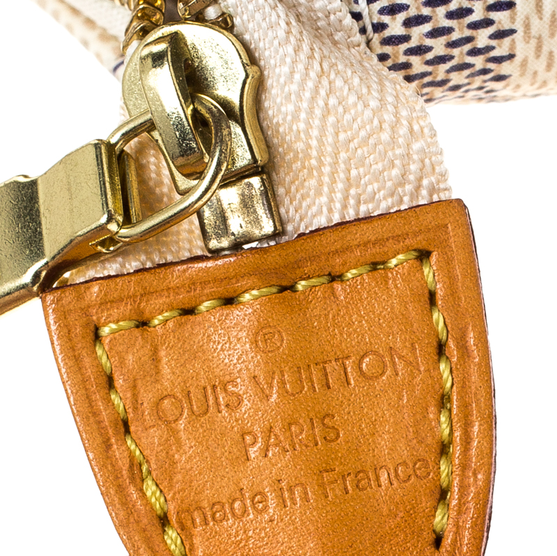 LOUIS VUITTON Damier Azur Mini Pochette Accessories 1225905