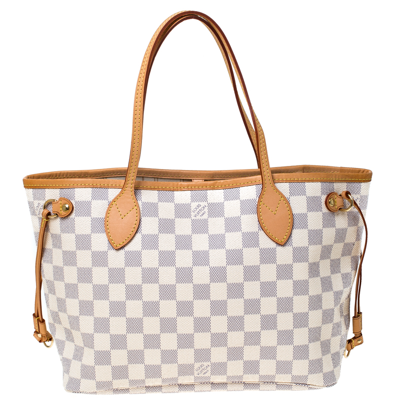 Louis Vuitton Damier Azur Canvas Neverfull PM Bag