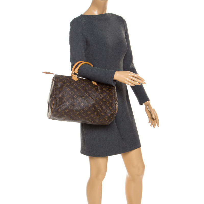 

Louis Vuitton Monogram Canvas Speedy 30 Bag, Brown