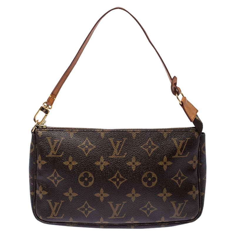 Pre Owned Louis Vuitton Monogram Canvas Pochette Accessories