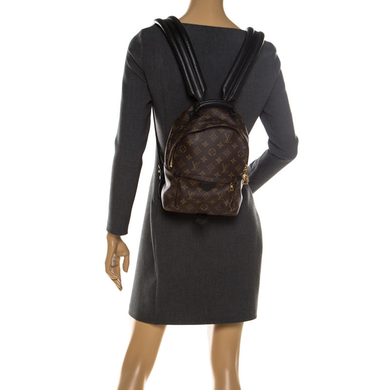 

Louis Vuitton Monogram Canvas Palm Springs PM Backpack, Brown