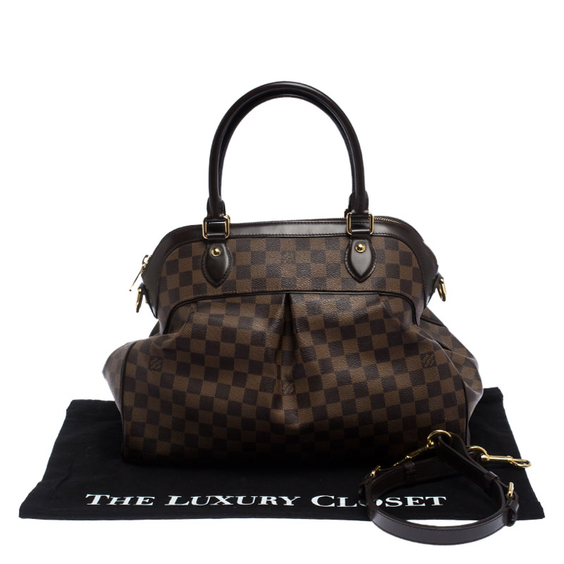 Louis Vuitton Damier Ebene Canvas Trevi GM Bag Louis Vuitton | The Luxury  Closet