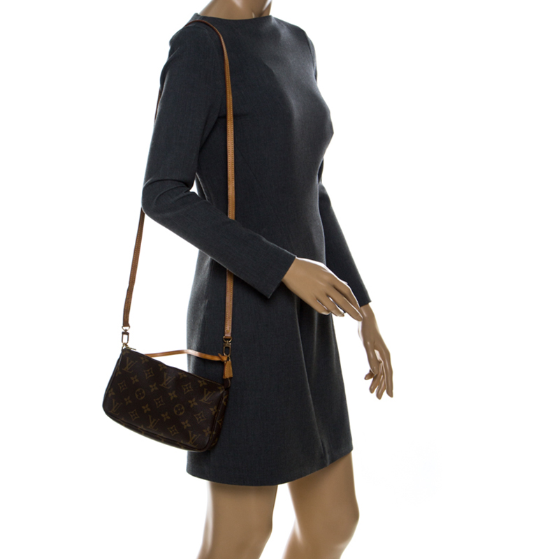 

Louis Vuitton Monogram Canvas Pochette Accessories, Brown
