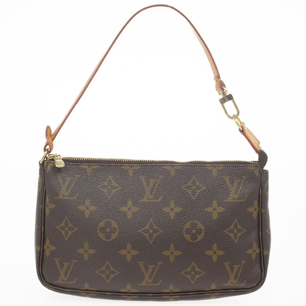 Pre Owned حقيبة يد صغيرة للإكسسوارات لوي فيتون كانفاس مونوغرامي