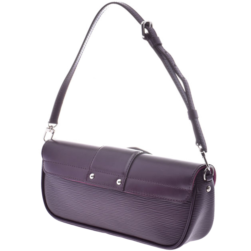 

Louis Vuitton Cassis Epi Leather Montaigne Clutch Bag, Purple