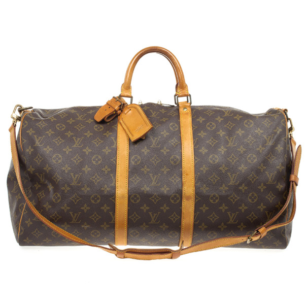 مملوكة مسبقًا Louis Vuitton Monogram Canvas Keepall 55 