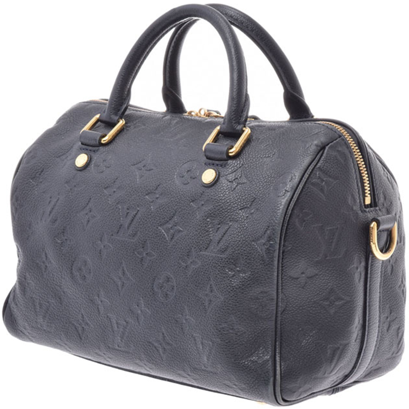 

Louis Vuitton Anfini Monogram Empreinte Speedy Bandouliere 30 Bag, Black
