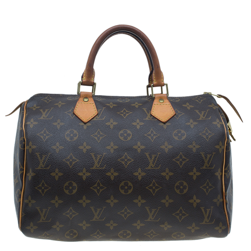 Pre Owned Louis Vuitton Monogram Canvas Speedy 30