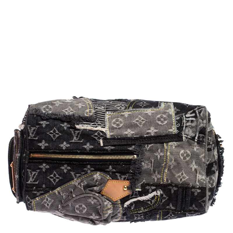 Louis Vuitton Patchwork Monogram Denim Bowly - Grey Handle Bags, Handbags -  LOU808908