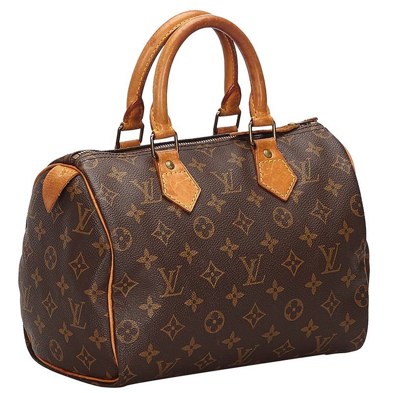 

Louis Vuitton Monogram Canvas Speedy 25 Bag, Brown