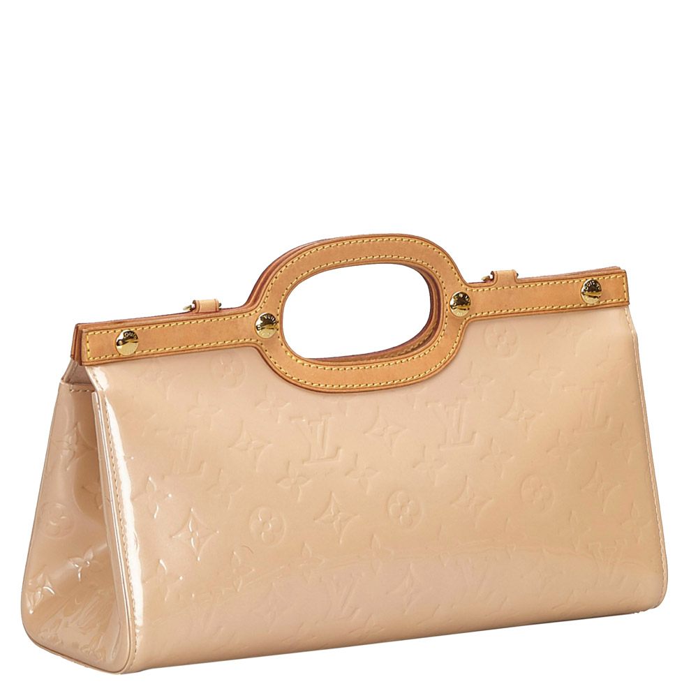 

Louis Vuitton Pink Vernis Leather Roxbury Drive Bag