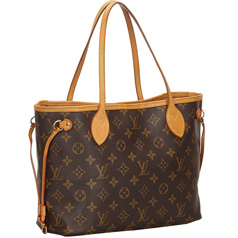 

Louis Vuitton Monogram Neverfull PM Bag, Brown