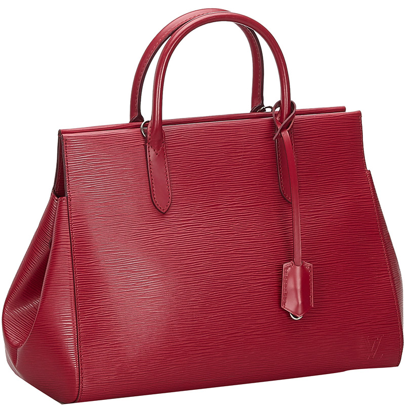 

Louis Vuitton Red Epi Leather Marly MM Bag