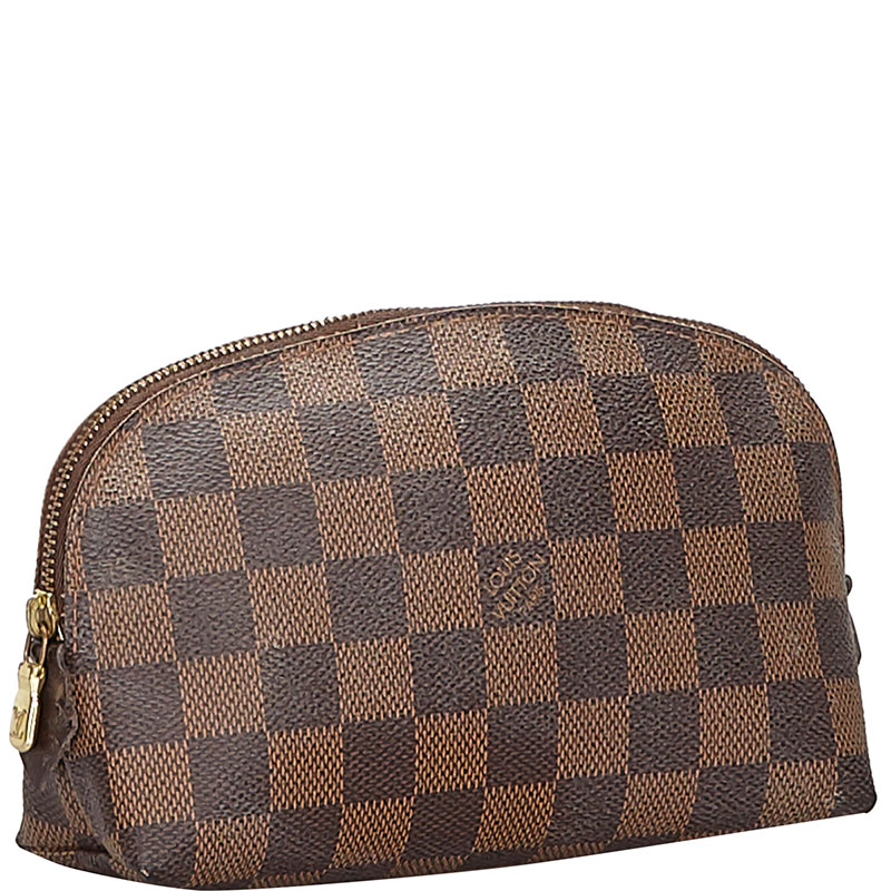 

Louis Vuitton Brown Damier Ebene Canvas Cosmetic Pouch