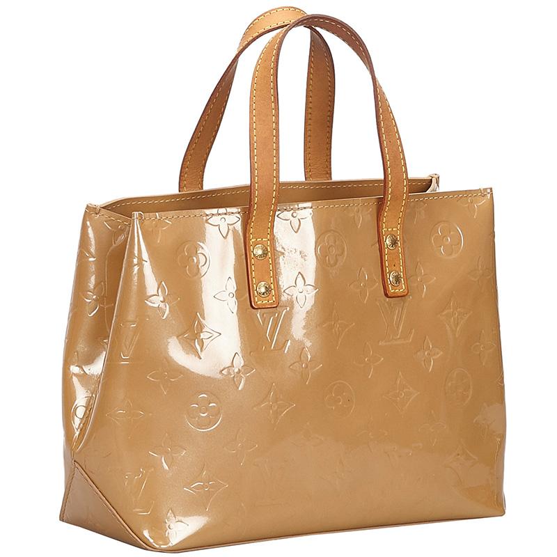 

Louis Vuitton Brown Monogram Vernis Reade PM Bag