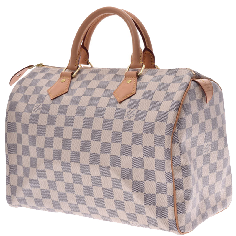 

Louis Vuitton Damier Azur Canvas Speedy 30 Bag, Blue