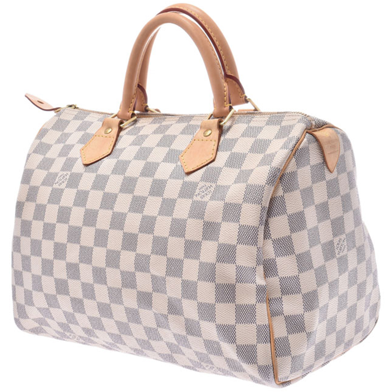 

Louis Vuitton Damier Azur Canvas Speedy 30 Bag, Blue