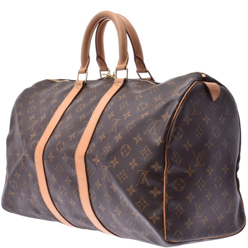 

Louis Vuitton Monogram Canvas Keepall 45 Bag, Brown