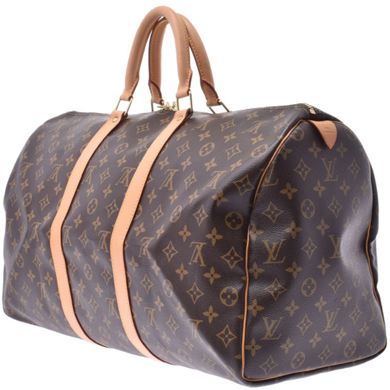 

Louis Vuitton Monogram Canvas Keepall 50 Bag, Brown