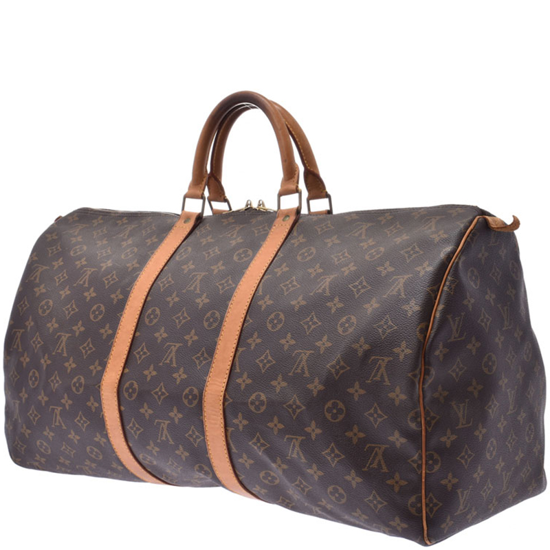 

Louis Vuitton Monogram Canvas Keepall 55 Bag, Brown