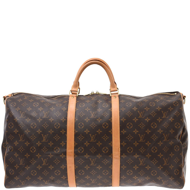 Pre Owned Louis Vuitton Monogram Canvas Keepall 60 Bag