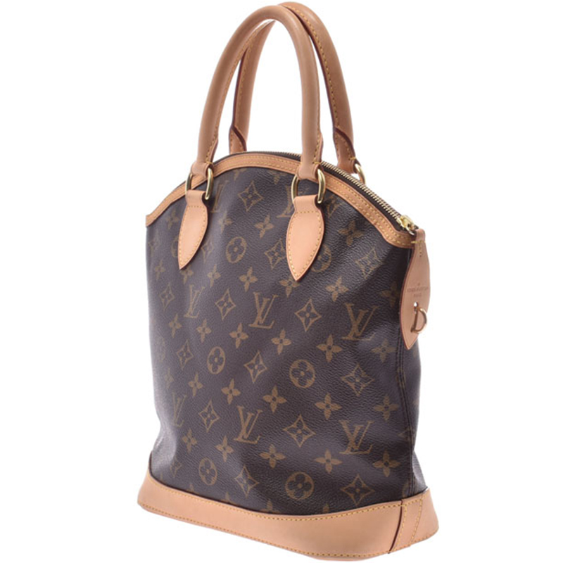 

Louis Vuitton Monogram Lockit Vertical Bag, Brown