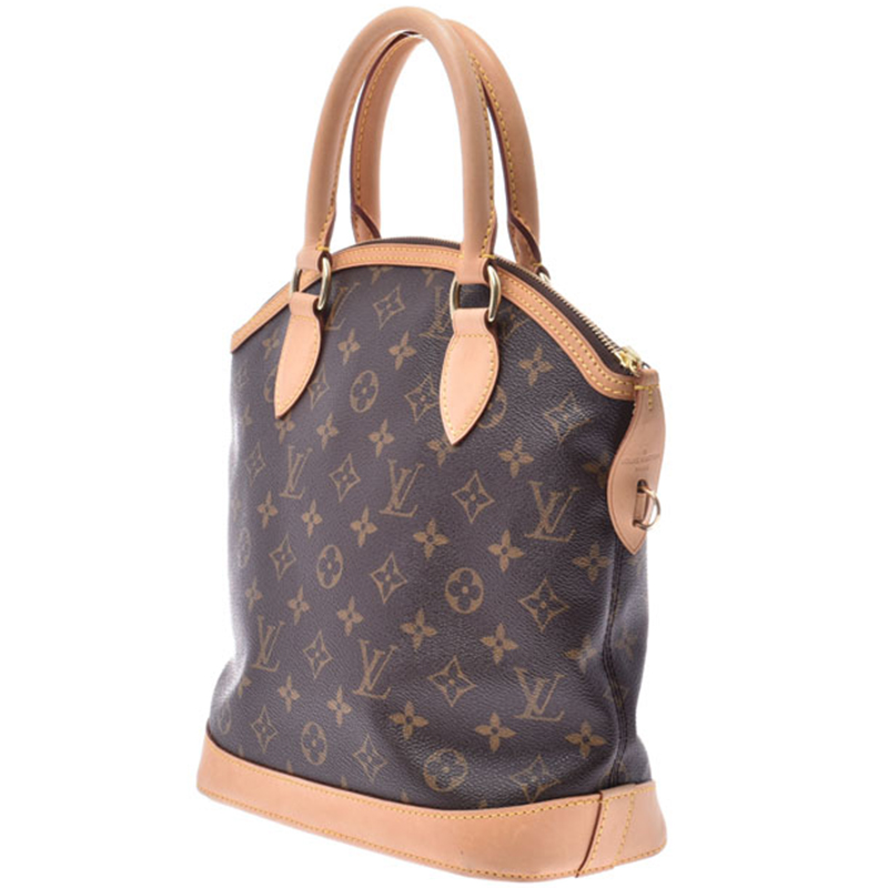 

Louis Vuitton Monogram Lockit Vertical Bag, Brown