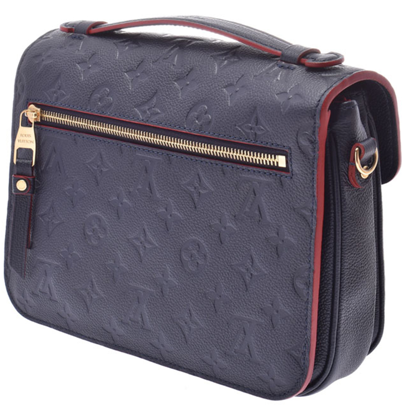 

Louis Vuitton Black Empreinte Pochette Metis MM Bag
