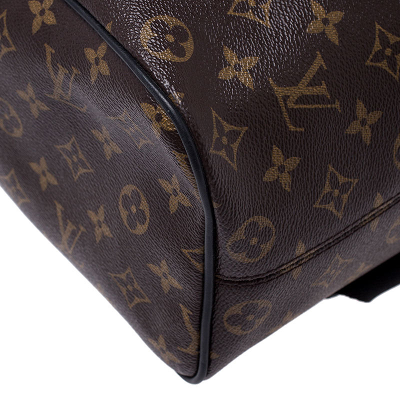 Louis Vuitton Palk Backpack Macassar Monogram Canvas Brown 133336159