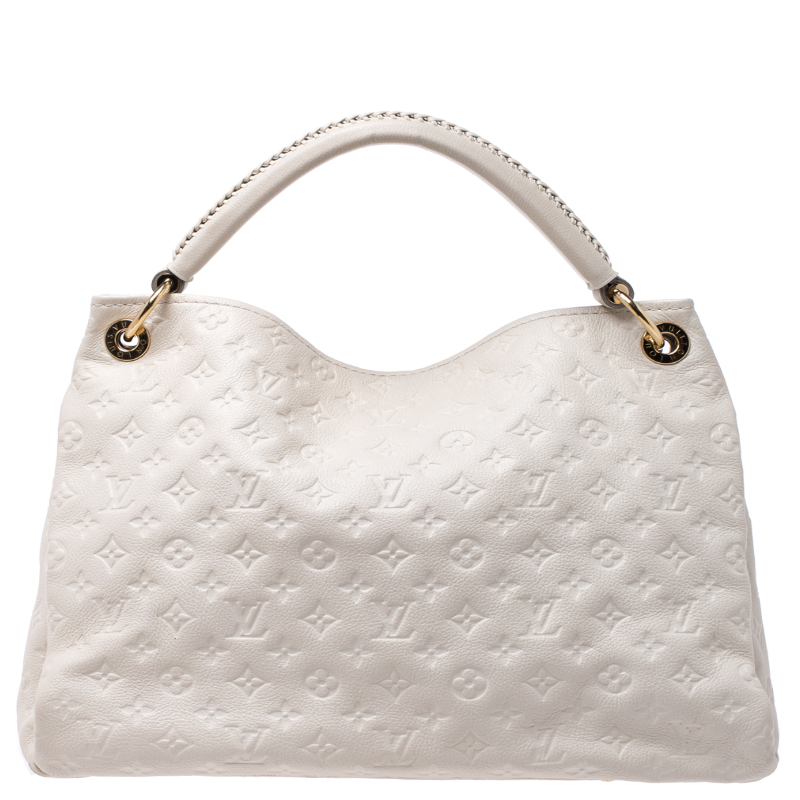 Artsy leather handbag Louis Vuitton Beige in Leather - 32664128