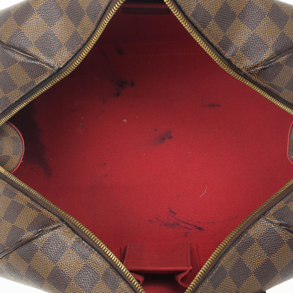 Authenticated Used LOUIS VUITTON Louis Vuitton Rivera MM Damier Ebene  handbag Boston bag women's men's N41434 KS 