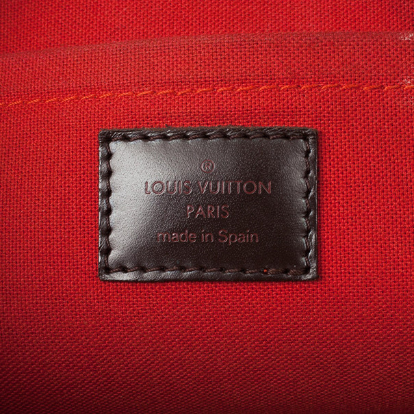 Authenticated Used LOUIS VUITTON Louis Vuitton Rivera MM Damier Ebene  handbag Boston bag women's men's N41434 KS 