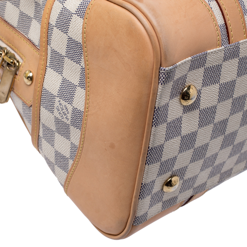 Louis Vuitton Damier Azur Berkeley Boston Bag Leather ref.294515