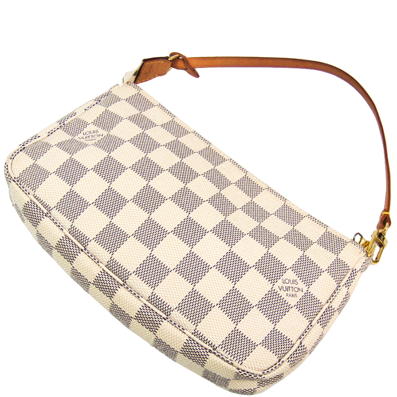 

Louis Vuitton Damier Azur Canvas Pochette Accessoires, Blue