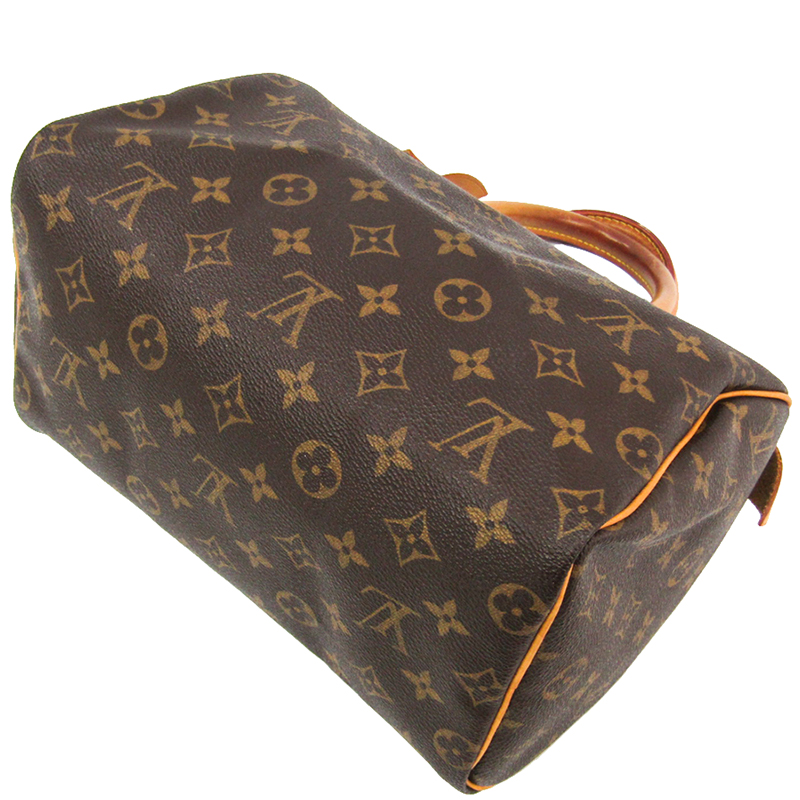 

Louis Vuitton Monogram Canvas Speedy 25 Bag, Brown