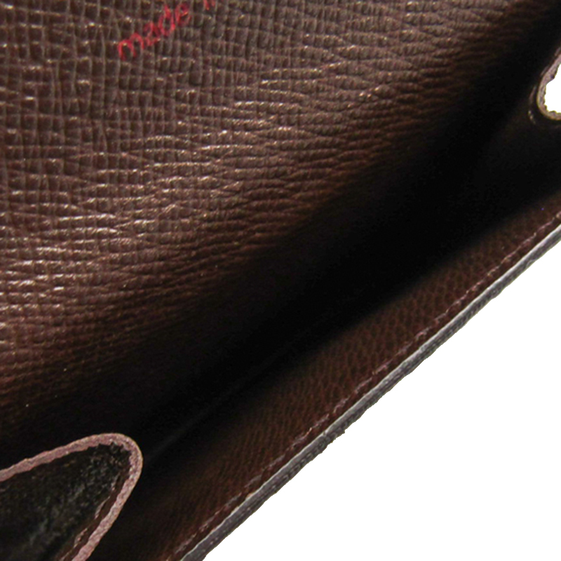 

Louis Vuitton Damier Ebene Canvas Coin Purse, Brown