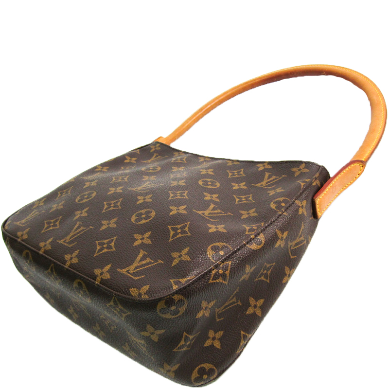

Louis Vuitton Monogram Canvas Looping MM Tote Bag, Brown
