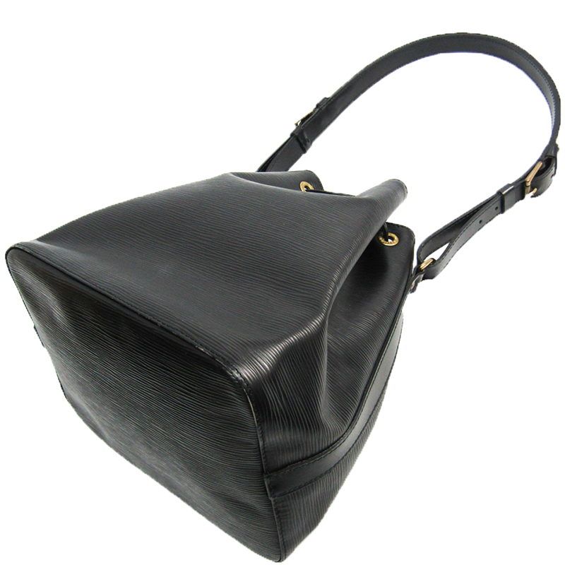 

Louis Vuitton Noir Epi Leather Petit Noe Bag, Black