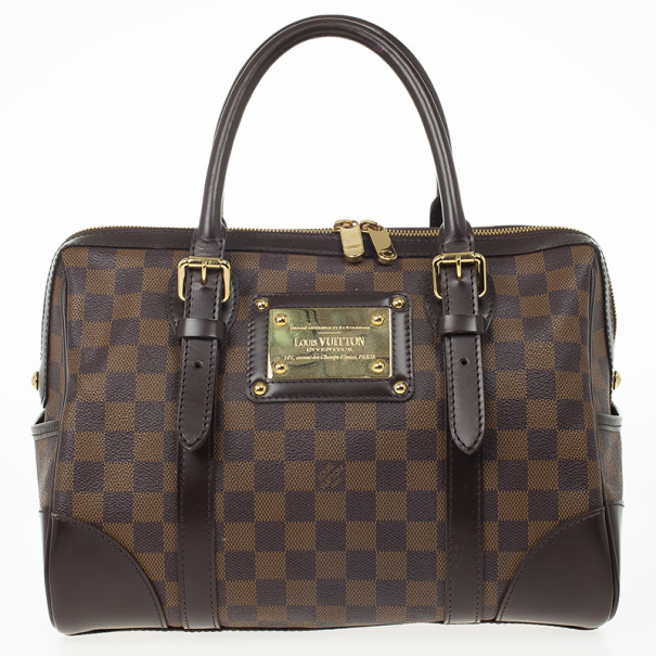 Pre Owned Louis Vuitton Damier Ebene Berkeley Satchel