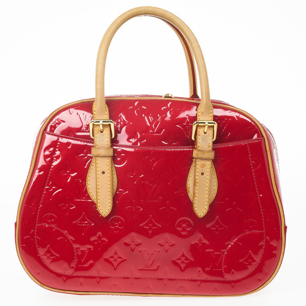 Louis Vuitton Red Monogram Vernis Summit Drive Bag