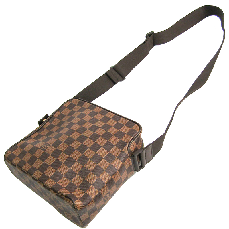 

Louis Vuitton Damier Ebene Canvas Olav PM Shoulder Bag, Brown