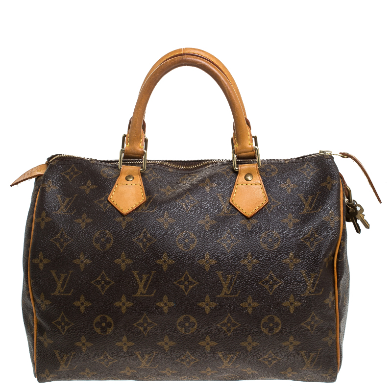 Louis Vuitton Monogram Canvas Speedy 30 Bag