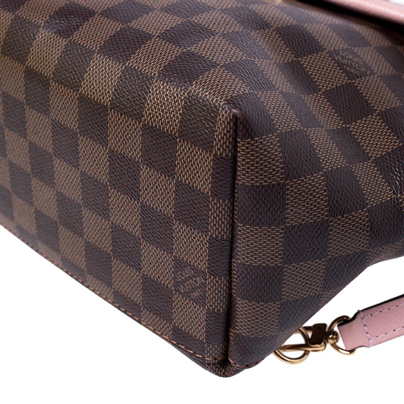 Louis Vuitton Pink Damier Ebene Canvas and Leather Clapton Backpack Louis Vuitton | TLC