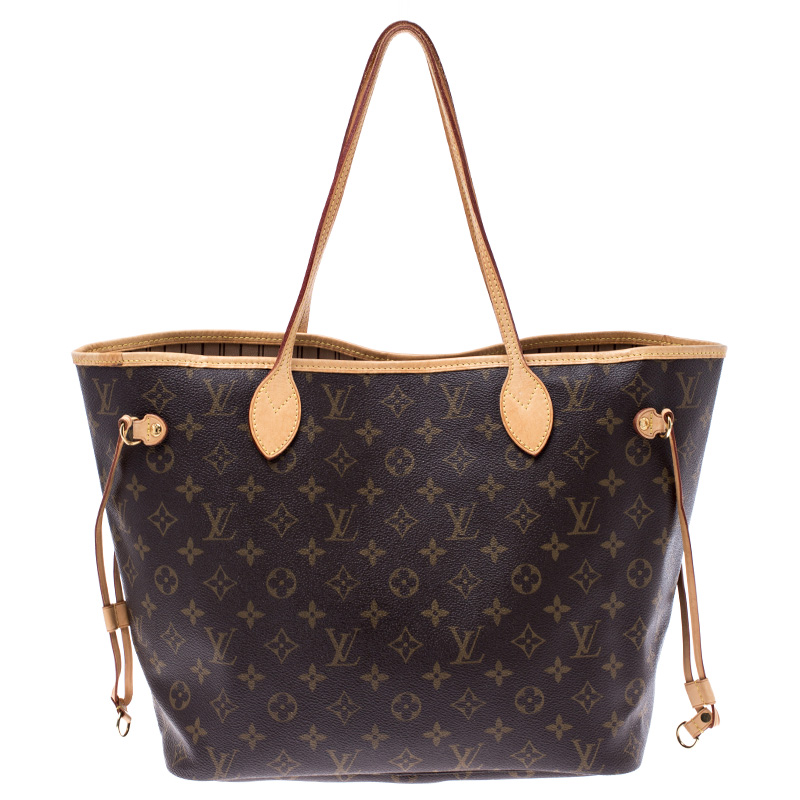 Pre Owned Louis Vuitton Monogram Canvas Neverfull MM Bag