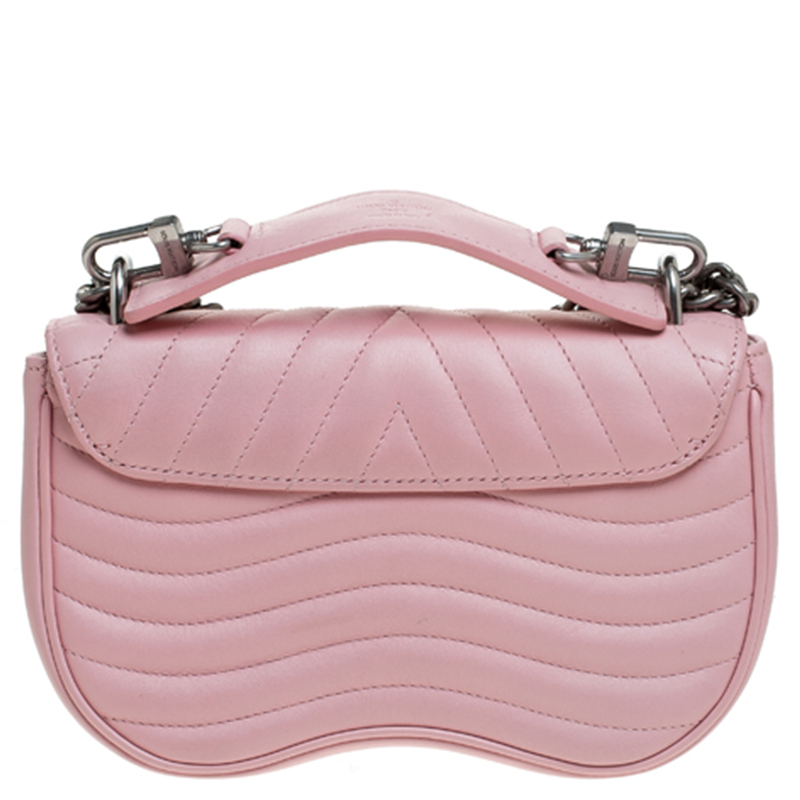 New wave leather crossbody bag Louis Vuitton Pink in Leather - 30005104
