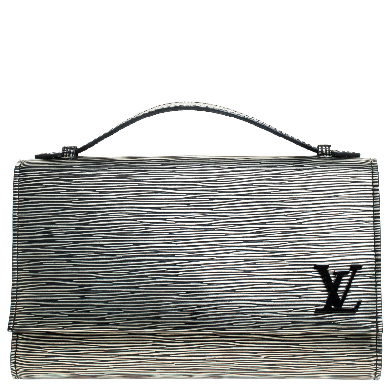 Louis Vuitton Black Epi Leather Clery Pochette Bag Louis Vuitton