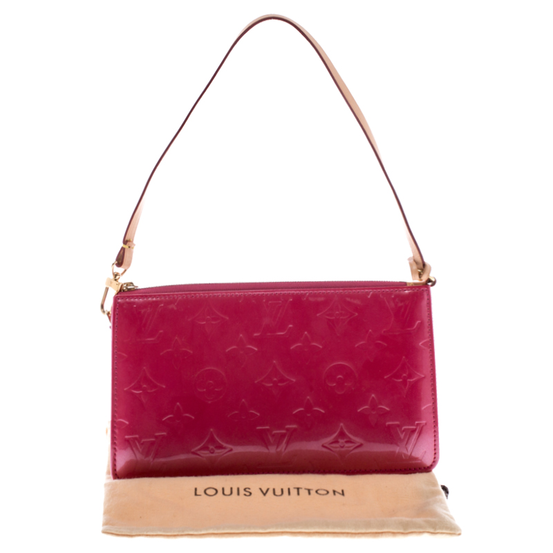 Louis Vuitton Framboise Monogram Vernis Lexington Pochette Bag Louis Vuitton