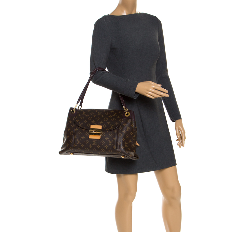 

Louis Vuitton Flamme Monogram Canvas Olympe Bag, Brown