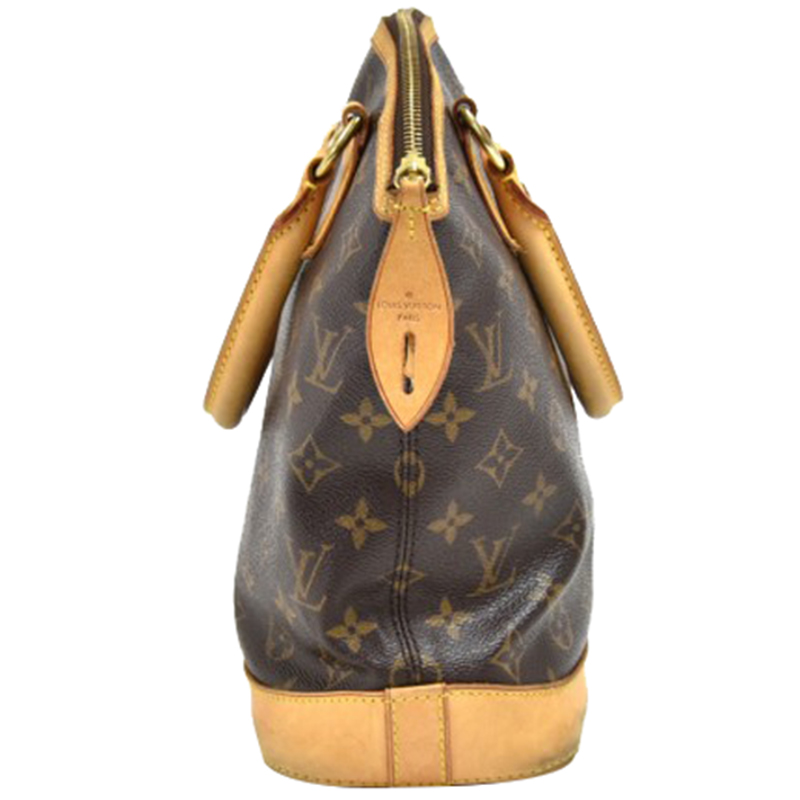 

Louis Vuitton Monogram Canvas Lockit PM Bag, Brown