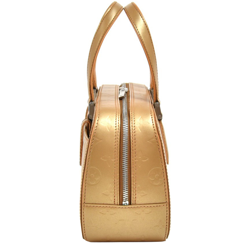 

Louis Vuitton Gold Monogram Glace Shelton Bag